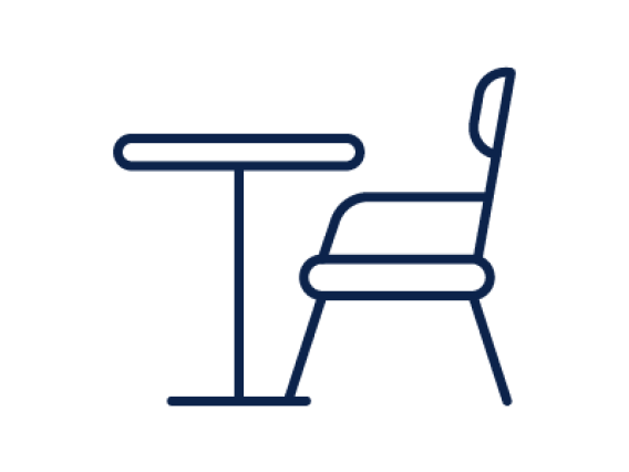 table and chair icon